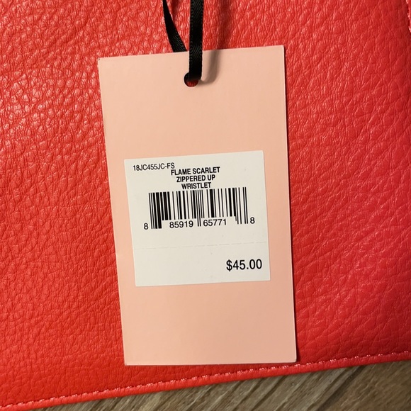 Juicy Couture Flame Scarlet Zipper Up Wrislet - Picture 3 of 6